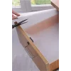 Mutfak Dolabı Çekmece Kaydırmaz Raf Örtüsü Şeffaf, Suya Dayanıklı, Kesilebilir Pvc 45x300 Cm