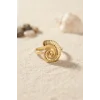 Nautilus Tasarım Gold Renk Kadın Yüzük