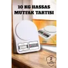 Net LCD Ekran ve Otomatik Kapanma Özelliği ile Uzun Ömürlü Dijital Mutfak Tartısı