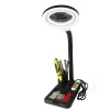NikulaEsnek 5X /10x,40 LED ışıklı büyüteç ,lamba  büyüteç okuma, çalışma lehim masa lambası A808