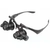 NikulaGözlük Modeli 10x 15x 20x 25x Lens,2led ışıklı,büyüteç