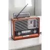 Nostaljik Görünümlü USB Girişli Bluetooth Bağlantılı Radyo