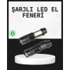 Odak Ayarlı 2000 Lümen Şarjlı LED El Feneri