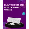 Ofis ve Ev Kullanımı İçin Kablosuz Klavye Fare Seti - Ergonomik ve Pratik