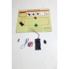 Okul Deney Seti - Elektrik Seti Ampul - Pil Yatağı - Duy -Düğme Seti