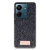 Onegif Xiaomi Redmi 13c Bright Simli Kapak - Siyah