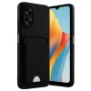 Oppo A38 Kılıf Kelvin Kartvizitli Silikon - Siyah
