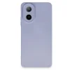 Oppo A38 Kılıf Nano İçi Kadife Silikon - Lila