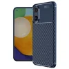 Oppo A60 Kılıf Auto Focus Karbon Kapak - Lacivert