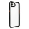 Oppo A73 Kılıf Miami Şeffaf Silikon - Siyah