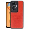 Oppo Reno 11f Kılıf Aras Deri Kapak - Kırmızı