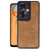Oppo Reno 11f Kılıf Aras Deri Kapak - Taba