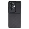 Oppo Reno 11f Kılıf Auto Focus Karbon Kapak - Siyah