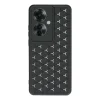 Oppo Reno 11f Kılıf Petek Silikon Kapak - Siyah