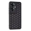 Oppo Reno 11f Kılıf Petek Silikon Kapak - Siyah
