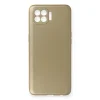 Oppo Reno 4 Lite Kılıf First Silikon - Gold