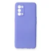 Oppo Reno 5 Kılıf First Silikon - Lila