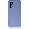Oppo Reno 6 Kılıf Nano İçi Kadife Silikon - Lila