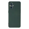 Oppo Reno 7 Lite Kılıf Nano İçi Kadife Silikon - Koyu Yeşil