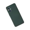 Oppo Reno 7 Lite Kılıf Nano İçi Kadife Silikon - Koyu Yeşil