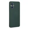 Oppo Reno 7 Lite Kılıf Nano İçi Kadife Silikon - Koyu Yeşil