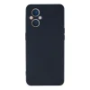 Oppo Reno 7 Lite Kılıf Nano İçi Kadife Silikon - Lacivert