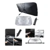 OTO - ARAÇ CAM GÜNEŞLİK ŞEMSİYESİ 10 TELLİ 78X39X130CM (5047)