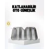 Otomobil Güneşliği – Katlanabilir Tasarım ve Süngerli Isı Yalıtımı