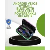 Oyun Modlu E10 Bluetooth Kulaklık Powerbank ve LED Ekranlı