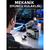 Oyuncu Kulaklığı Yeni Mekanik Kablosuz Kulaklık İos Android Uyumlu Yeni Nesil