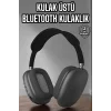 P9 Plus Hi-fi Ses Kalitesi Ayarlanabilir Mikrofonlu Bluetooth Kulaklık Siyah