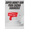 Para Dolar Saçma Para Atma Tabancası Otomatik Kırmızı Oyuncak