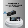 Park Modlu 3 Kameralı Araç Kayıt Cihazı 1080P Ön Kamera 2’’ Ekran