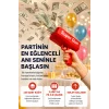 Partiler ve Sosyal Medya İçerikleri İçin Etkili Kâğıt Atma Oyuncağı