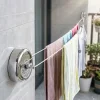 Paslanmaz Çelik Geri Çekilebilir Çamaşır İpi – Duvar Tipi Duvara Monte Banyo,Balkon,Bahçe Çamaşır Kurutma Askısı