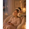 Peluş Bluetooth Kulaküstü Kulaklık Mikrofonlu Kablosuz Müzik Kulaklığı