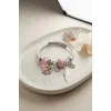 Pembe Kelebek Charmlı Bileklik