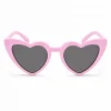 Pembe Retro Kalp Gözlük – 80’ler 90’lar Stil Parti Gözlüğü
