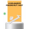 Pencere Cam Emniyet Kilidi Açılma Sınırlayıcı Set