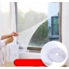 Pencere Cam Sineklikbeyaz ( 125 Cm X 75 Cm)+4m Bant