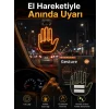 Pilli Led Işık Araç Camı İçin Uzaktan Kumandalı El Simgesi