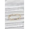 Pirinç Gold Renk Baget Zirkon Taşlı Kadın Bileklik