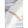 Pirinç Gold Renk Başak Model Su Yolu Kadın Bileklik