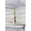 Pirinç Gold Renk Kalpli Model Kadın Bileklik
