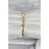 Pirinç Gold Renk Kemik Model Kadın Bileklik