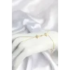 Pirinç Gold Renk Kutup Yıldızı Model Zirkon Taşlı Şahmeran
