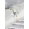 Pirinç Gold Renk Nazar Model Kadın Bileklik