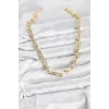 Pirinç Gold Renk Tifani Model Kadın Kolye