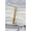 Pirinç Gold Renk Yıldız Model Kadın Bileklik