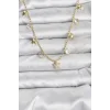 Pirinç Gold Renk Yıldız Model Kadın Kolye